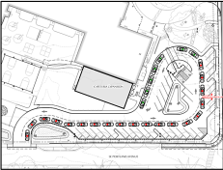 Proposed parking lot configuration