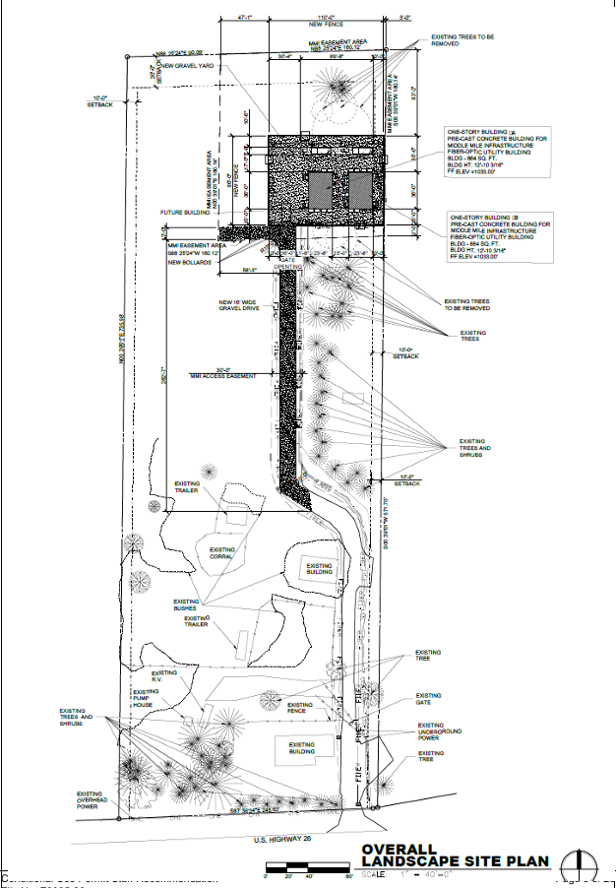Overall landscape site plan