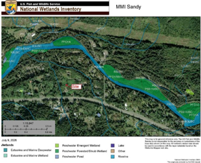 MMI Sandy from National Wetlands inventory
