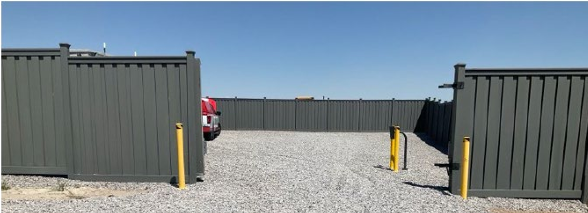 Example of a Trex fence