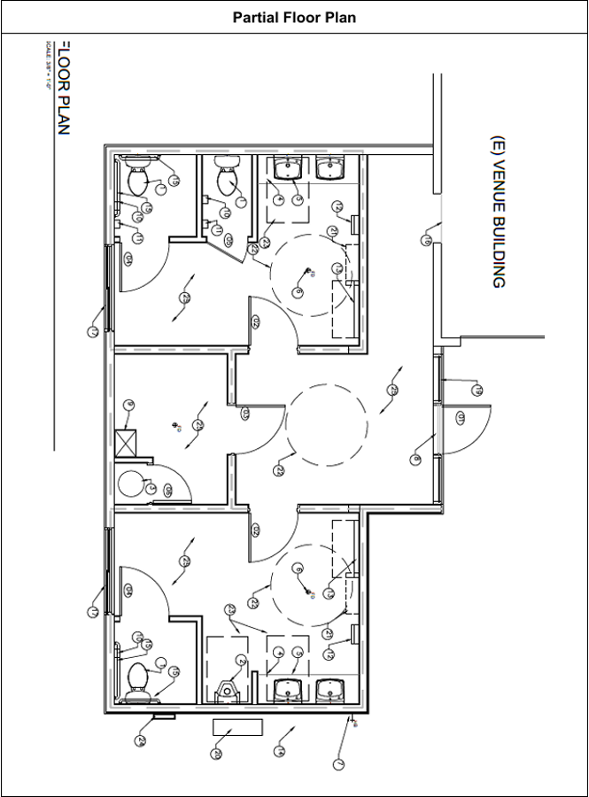 partial floorplan of barn