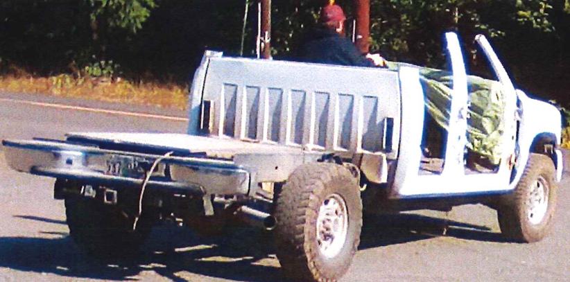 Back of pickup truck