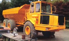 Front of dump truck