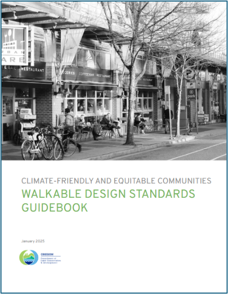 Cover of Walkable Design Standards Guidebook
