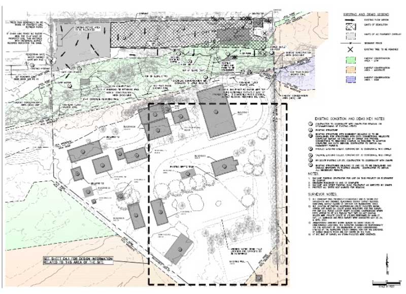 Map of structures