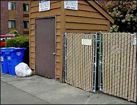 Recycling enclosure