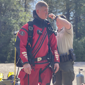 Water rescue team prepares