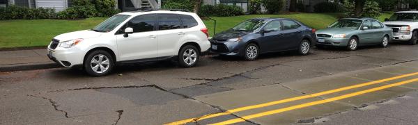 Cars on SE 90th Avenue