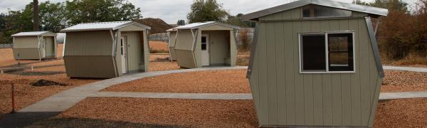 Pods at the Veterans Village