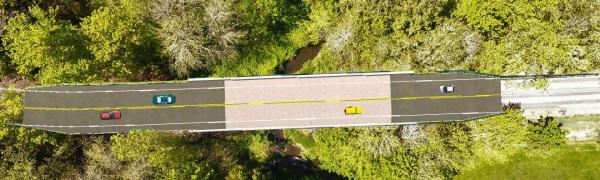Bear Creek Bridge Drone View
