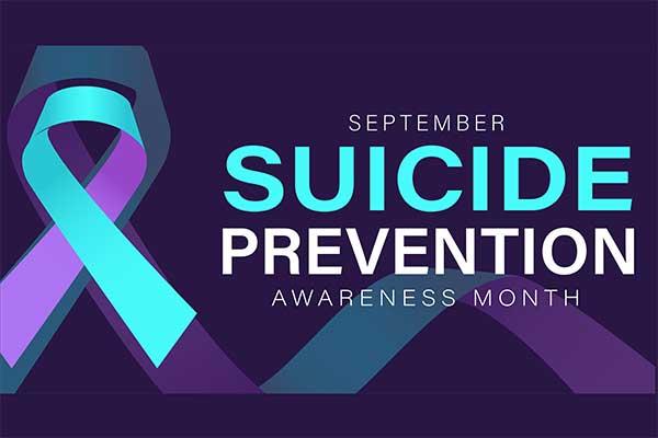 Suicide Prevention Month ribbon logo