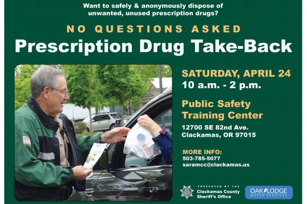 Prescription drug turn-in flyer