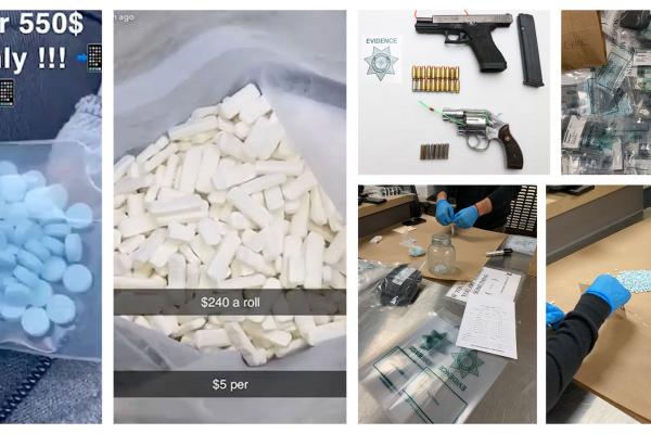 Snapchat pill bust