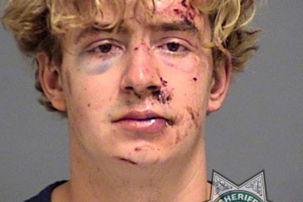 Booking photo: Trevor Jacob Larsen, 22, of West Linn