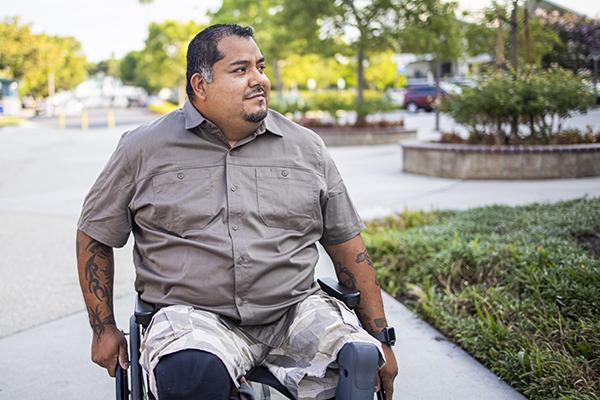 veteran in a wheelchair