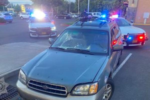 Clackamas County Sheriff's Deputies locate a stolen vehicle.