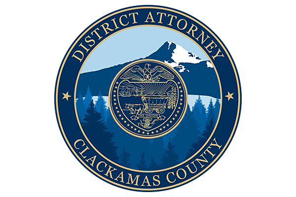 The seal of the Clackamas County District Attorney's Office
