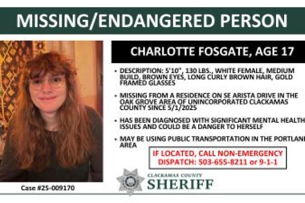 Missing Charlotte Fosgate