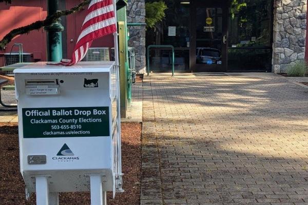 Official Ballot Drop Site at the Sandy City Hall