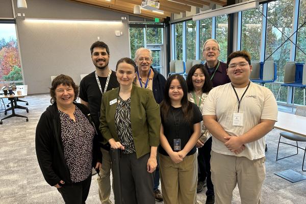 Elections Staff open the Happy Valley Vote Center