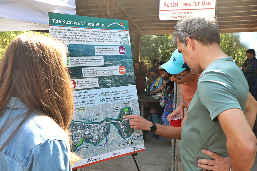 Pop-up tabling at Down the River Cleanup