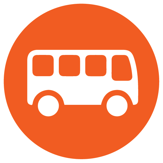 Icon of a bus